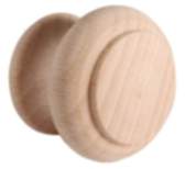 Gedotec Möbelknopf GIOVANNI aus Holz, Ø 35 mm