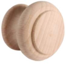 Gedotec Möbelknopf GIOVANNI aus Holz, Ø 35 mm