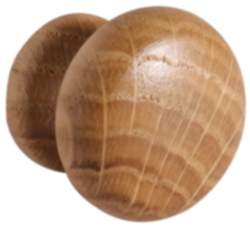 Gedotec Möbelknopf PAOLO aus Holz, Ø 28 mm
