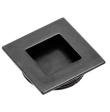 Gedotec Muschelgriff DIANA aus Metall, eckig 40 x 40 mm