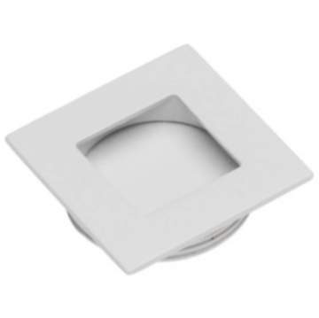 Gedotec Muschelgriff DIANA aus Metall, eckig 40 x 40 mm