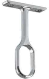 Gedotec Schrankrohrmittelträger TUBES aus Metall starr zum Schrauben