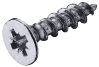 Gedotec Schrauben-Set 2,5 x 16 mm mit Senkkopf & Vollgewinde
