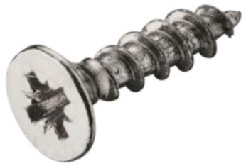 Gedotec Schrauben-Set 2,5 x 16 mm mit Senkkopf & Vollgewinde