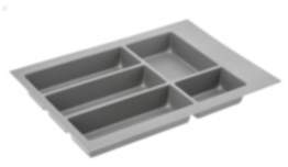 Gedotec Schubladeneinsatz AXISPACE aus Kunststoff, 400 - 900 mm