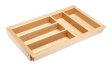 Gedotec Schubladeneinsatz CUSTOMI aus Holz, verstellbar 305 - 950 mm