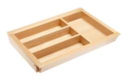 Gedotec Schubladeneinsatz CUSTOMI aus Holz, verstellbar 305 - 950 mm