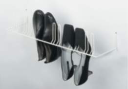 Gedotec Schuhhalter zum Schrauben an die Wand für 4 oder 6 Paar Schuhe