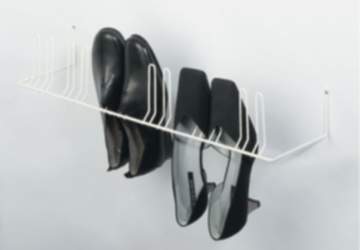 Gedotec Schuhhalter zum Schrauben an die Wand für 4 oder 6 Paar Schuhe