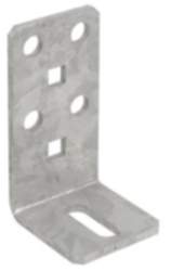 Gedotec Schwerlast-Winkelverbinder aus Stahl, verstellbar 130 x 70 x 65 x 5,0 mm