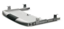Gedotec Tastaturauszug mit Ablage, 550 x 230 mm