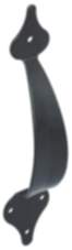 Gedotec Torgriff aus Stahl schwarz DUPLEX, 250 mm