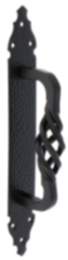 Gedotec Torgriff PRIEL aus Stahl schwarz antik