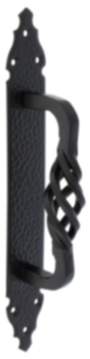 Gedotec Torgriff PRIEL aus Stahl schwarz antik