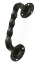 Gedotec Torgriff RINNER aus Stahl schwarz antik, 100 - 240 mm