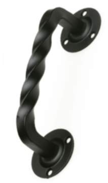 Gedotec Torgriff RINNER aus Stahl schwarz antik, 100 - 240 mm