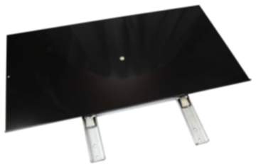Gedotec TV-Vollauszug aus Stahl, 650 x 350 mm Tragkraft 40 kg