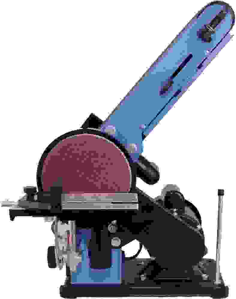 Güde Band- und Tellerschleifmaschine GBTS 400 - drehbarer Auflagetisch - 1450 U/min