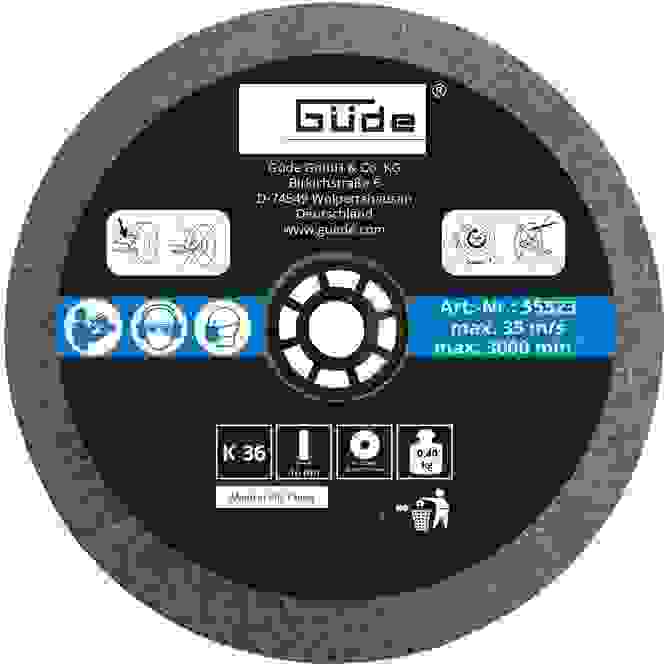 Güde Doppelschleifer GDS125-12 mit zusätzlicher Schleifscheibe 125x16x20 mm K36