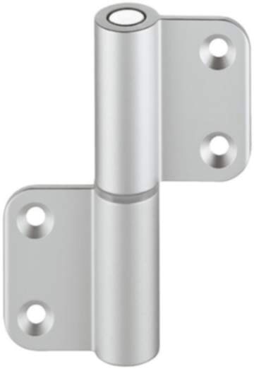 Häfele Aufschraubband aus Aluminium für Trennwandsystems & WC-Kabinen