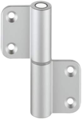 Häfele Aufschraubband aus Aluminium für Trennwandsystems & WC-Kabinen