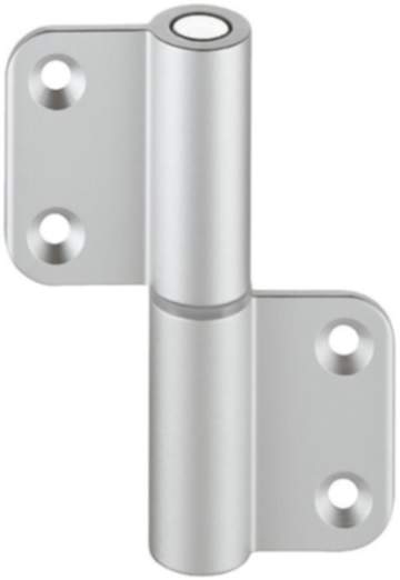 Häfele Aufschraubband aus Aluminium für Trennwandsystems & WC-Kabinen
