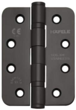 Häfele Aufschraubband DHB 3221 aus Edelstahl abgerundet für ungefälzte Innentüren bis 120 kg