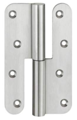 Häfele Aufschraubband Größe 140 mm Türgewicht bis 60 kg Edelstahl