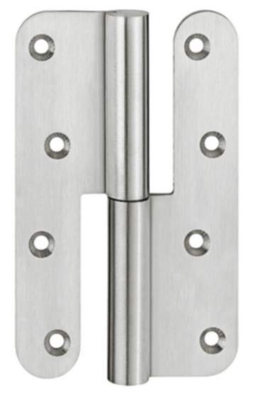 Häfele Aufschraubband Größe 140 mm Türgewicht bis 60 kg Edelstahl