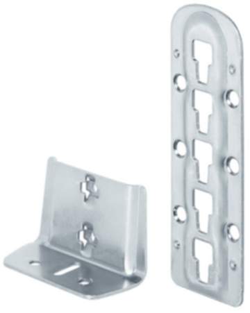 Häfele Bettverbinder für Mittelbalken- und Lattenrostauflage Höhe 140 mm