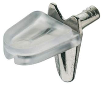 Häfele Bodenträger GLASS FIX für Holz- und Glasböden Ø 3 mm
