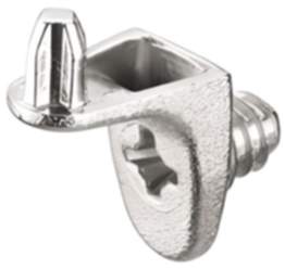 Häfele Bodenträger H3108 für Holz Ø 5 mm vernickelt