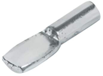 Häfele Bodenträger H3112 für Holz Ø 3 mm Stahl vernickelt