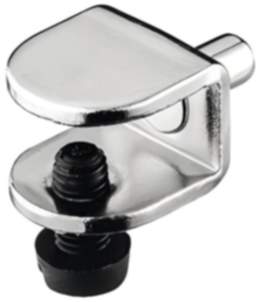 Häfele Bodenträger H3135 für Glasböden Ø 5 mm für Glasdicke 9 mm