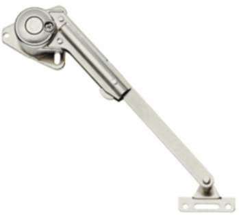 Häfele Bremsklappenhalter H3913 Klappenbeschlag 90° mit Bremswirkung vernickelt