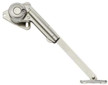 Häfele Bremsklappenhalter H3913 Klappenbeschlag 90° mit Bremswirkung vernickelt