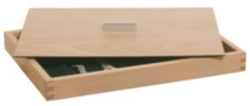 Häfele Deckel H4125 für Schmuckeinsätze Buche oder Eiche