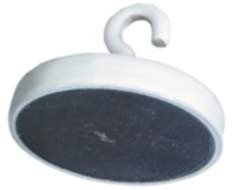 Häfele Deckenmagnet mit Stahlgehäuse & Haken, Ø 40 mm Haltekraft 11 kg