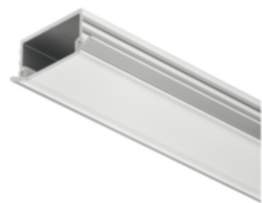 Häfele Einbauprofil Loox Tiefe 6,5 mm Aluminium Streuscheibe mattiert