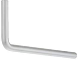 Häfele Garderobenbügel H3828 Garderobenstange Stahl vernickelt oder chrom L-Form