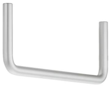Häfele Garderobenbügel H3829 Garderobenstange Stahl vernickelt oder chrom U-Form