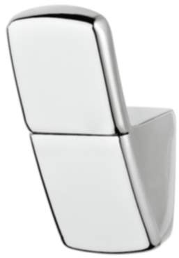Häfele Garderobenhaken CLIP aus Metall, 45 x 18 mm