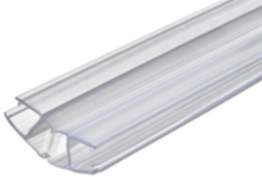 Häfele Glastürdichtung magnetisch für 135° Glasfronten, Glasdicke 8 - 12 mm
