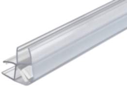 Häfele Glastürdichtung magnetisch für 90° Glasfronten, Glasdicke 8 - 12 mm