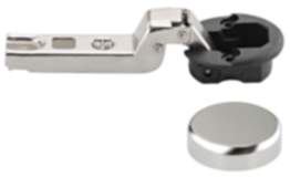 Häfele Glastürscharnier METALLA MINI mit Ø 26 mm Topf