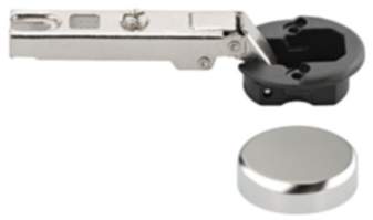 Häfele Glastürscharnier METALLA MINI mit Ø 26 mm Topf