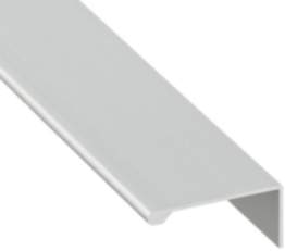 Häfele Griff-Profilleiste L-FORM aus Aluminium, 2500 mm