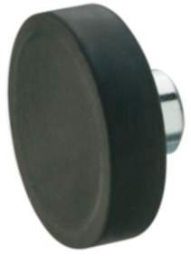 Häfele Haltemagnet gummiummantelt mit M4-Gewindebuchse, Ø 12 - 43 mm Haltekraft 1 - 10 kg