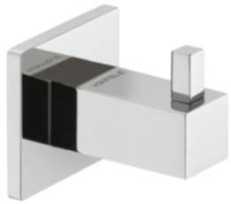 Häfele Handtuchhaken H2090 Messing chrom poliert eckig