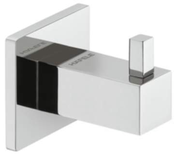 Häfele Handtuchhaken H2090 Messing chrom poliert eckig